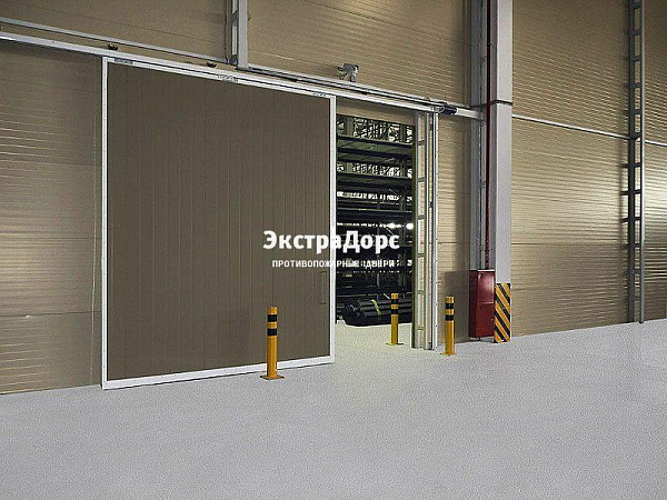 Противопожарные автоматические ворота коричневые в Наро фоминске  купить