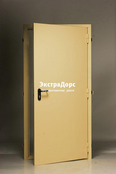 Дверь глухая противопожарная EI 30 ДМП желтая в Наро фоминске  купить