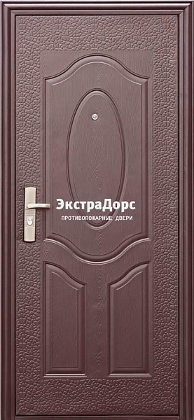 Дверь противопожарная утепленная металлическая глухая EI 30 с ламинатом в Наро фоминске  купить